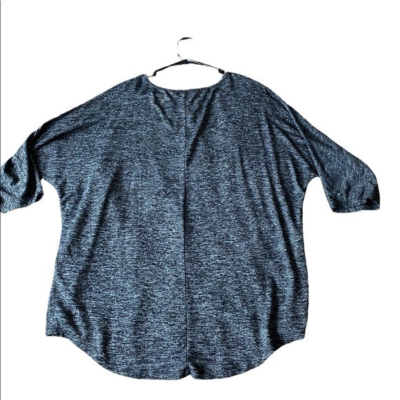 Bobbie Brooks Black & White Knit Long Sleeve Top Size 1X - Picture 4 of 6